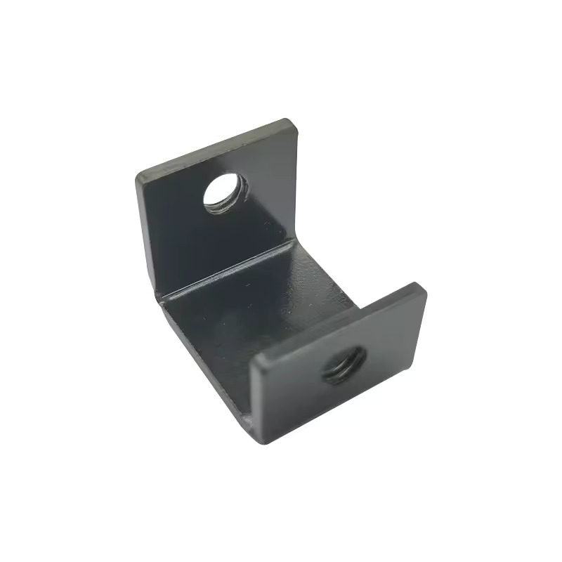 Black powder coating stamping bending part