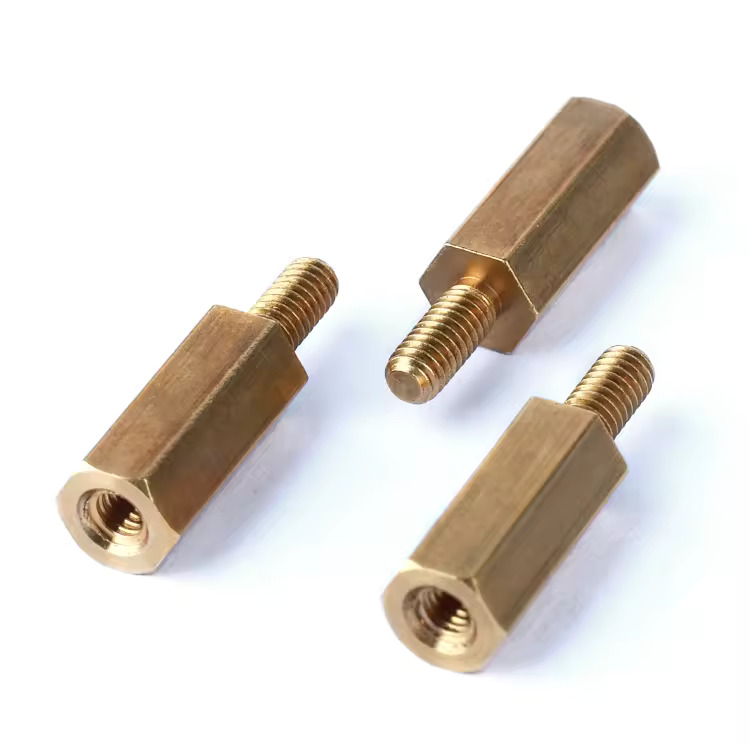 Hexagonal copper screws